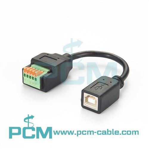 Kabel Terminal USB 2.0 Tipe-B Female Ke 5 Pin