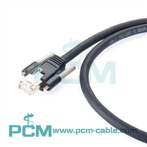 Kabel Kamera Digital Industri Gigabit Ethernet RJ45