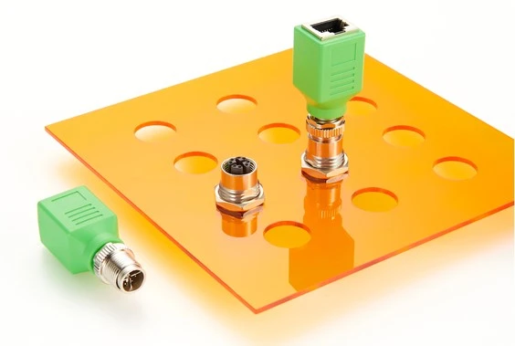 M12 to RJ45 adapter M12 to RJ45 adapter