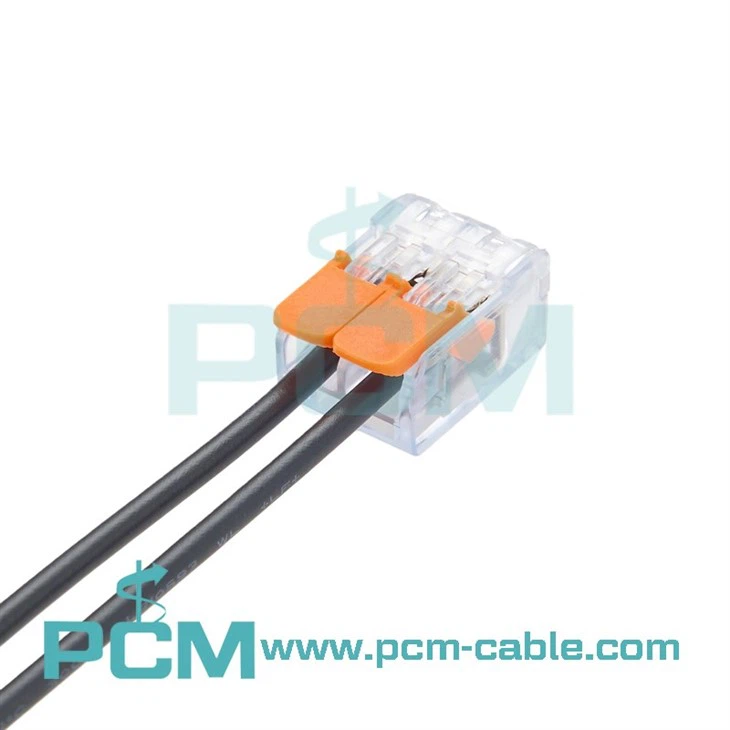 Quick Wire Cable Connectors Compact Wiring Push-in Splitter Terminal Block