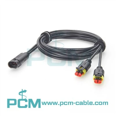 TYCO AMP SUPERSEAL 2 Kutub Y Splitter Dengan Kabel