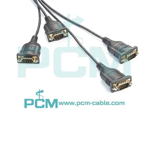 Kabel USB Tipe-C Ke 4 Port RS-232