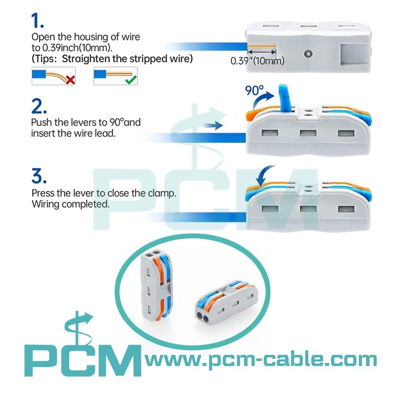 Push In Terminal Block Lever Connector Push In Terminal Block Lever Connector