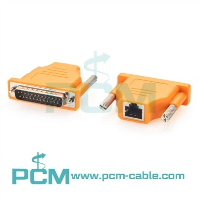 DB25 Laki-laki Ke RJ45 Perempuan Modem Adaptor CAB-5MODCM CAB-25AS-MMOD