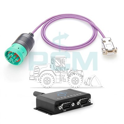 Kabel Adaptor J1939 Ke DB9 Dengan Konektor Tipe 2 9 Pin Deutsch