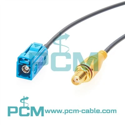 Kabel Jack SMA Female Sekat Ke FAKRA Z Menggunakan Kabel Coax RG174