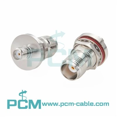 Adaptor Pemasangan Sekat Betina SMA Betina Ke TNC