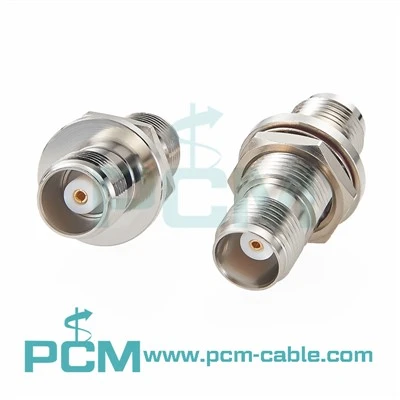 Adaptor Konektor Koaksial Sekat Wanita TNC
